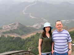  Laura and MG on the Great Wall at Badaling