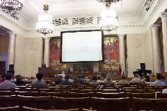 Martin Möller begins in the main lecture theatre