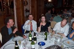  Klaas, MG, LED, Glen & Frieder at conference dinner