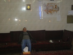  Photo of me after a long day discussing science and a tourist trip to one of the Shah's Palaces